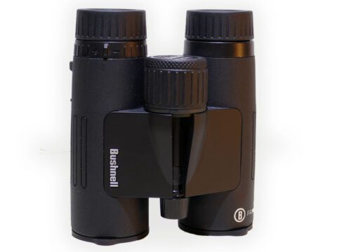 black binoculars