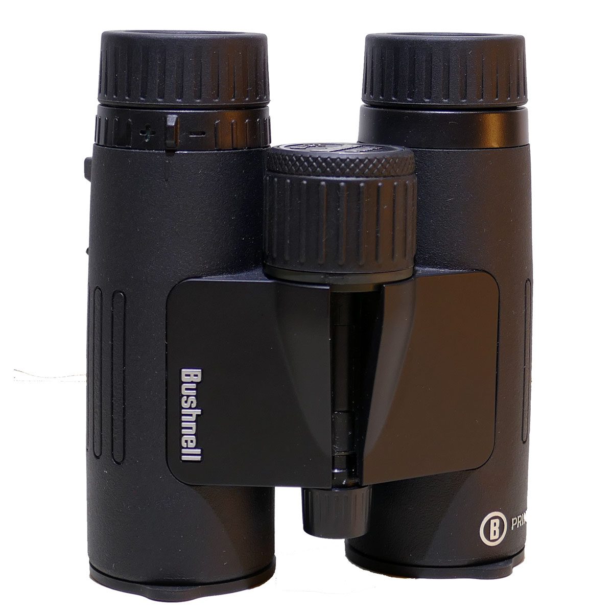 black binoculars