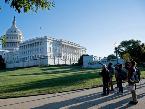 group of birders touring the DC Capitol