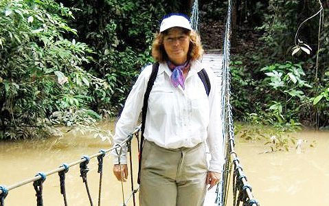 Carolyn at Tiputini Biodiversity Station, Ecuador