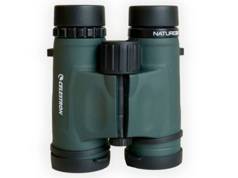 Green and black binoculars