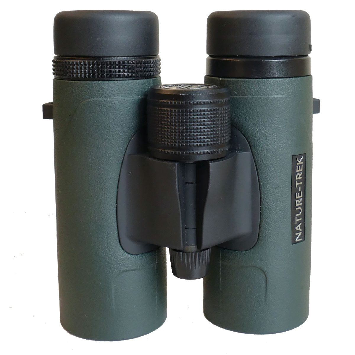 Green and black binoculars