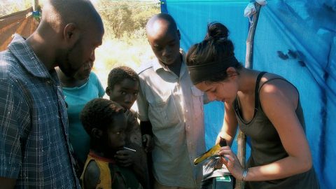 HOlly Lutz in Africa