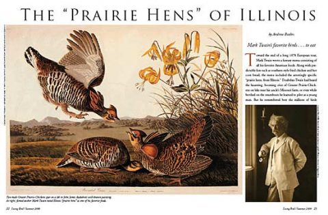 prairie hens - mark twain